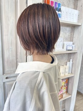 キャアリー(Caary) 福山市Caary人気ミディアムNo.1くびれボブレイヤー引き締めボブ