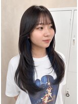 フォト 武蔵小杉(foto) ナチュラルロングレイヤー/デザインカラー/レイヤーカット