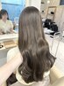 【すず花指名限定】透明感ブリーチなしダブルカラー＋ミルクTR