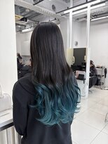 アライブ ハラジュク(ALIVE harajuku)&nbsp;ブリーチインナーバレイヤージュグラデーションカラー夕貴