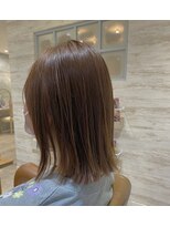 ラボヌールヘアー 宇都宮店(La Bonheur hair)&nbsp;切りっぱなしボブ×ラベンダーピンク