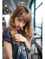 オースティン 門前仲町(AUSTIN)&nbsp;前髪かき上げイメチェンイヤリングカラーラベンダーカラーくびれ