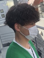 ローウェ バイ フィフス 立川メンズサロン(Louwe by fifth)&nbsp;波巻きスパイラルパーマツイストパーママッシュメンズパーマ