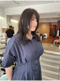 sheer brown / layer cut