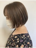 大人かわいいショートボブ@岩下9/26
