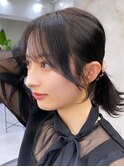 韓国レイヤー/韓国風/顔周り/髪質改善/黒髪/ブリーチなし 立川
