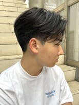 メンズ/センターパート/ニュアンスパーマ