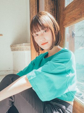 サロン ド ウィズ 西船橋店(Salon de With) 内巻きボブ/チョコレートブラウン◎30代40代50代