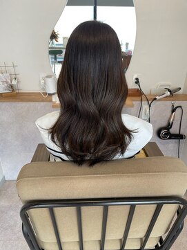 アムアム(amu_amu) 透明感抜群外国人風カラー★カット＋イルミナカラー＋うる艶TR