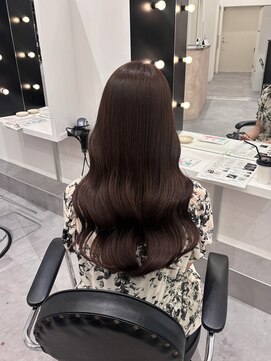 エトバイイオエ(et by ioe) 黒髪/ボブルフ/ネビージュ/小顔/ワンレン/髪質改善/グレージュ