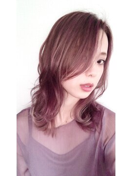 サンテリア(Santeria) 【Santeria】ピンクアッシュ＆ウェーブ