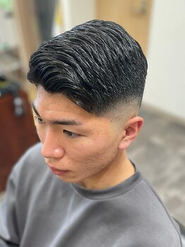 イノウエ(cut shop INOUE)の写真/＜理容室＞カット＋シェービング￥4,400～BARBERならではの技術力でお任せでもしっかり決まる！