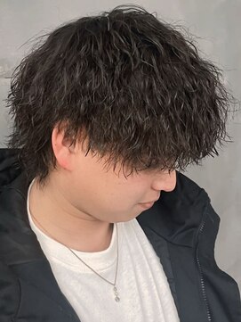バース バイ ハピネス(BIRTH by happiness) 奈良men's縦落ちツイストスパイラルパーマウルフ　ツイスパ