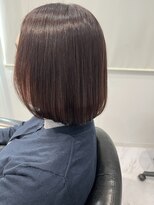 ランソ 成田店(RUNSO) 小顔レイヤー×艶感ボブ