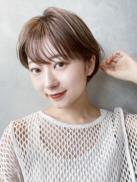 シオン(shion) マロンベージュ似合わせカットメルティカラー_28593