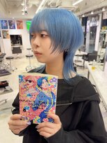 トーキョー オタクヘアー(TOKYO OTAKU HAIR) ウルフカット ケアブリーチ たむ先輩 田村唯 ヤリ部 