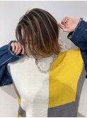 横浜で叶う!バレイヤージュ白髪ぼかしハイライト(ayaka)