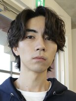 バイフィフス 原宿/表参道(by fifth)&nbsp;原宿ゆるめシャドウパーマメンズマッシュウルフカット10代20代