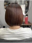 髪質改善縮毛矯正 ボブ