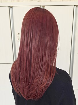 ヘアメイク アリエス 岩切店(HAIR MAKE aries) 【オラプレックスカラー】カシスカラー  ワンカールレイヤー