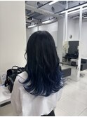 【ALIVE 夕貴】こだわりのブルーグラデーションカラー♪