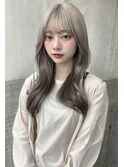 #韓国風#レイヤー#顔まわり#ブリーチなしダブルカラー#髪質改善