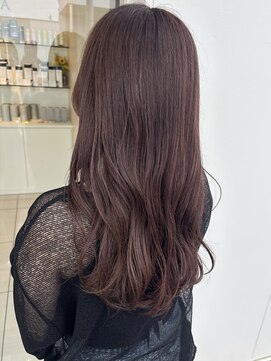 ヒビカ(HIBIKA) 透け感レッドブラウン