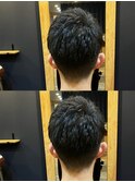 ビジネススタイル/アップバング/ツーブロ