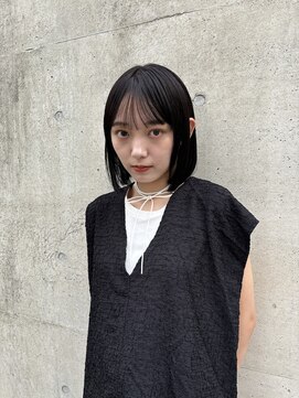 メゾンアクア 表参道(Maison ACQUA) ◎ミニボブ縮毛矯正髪質改善ストレート顔まわりレイヤーカット