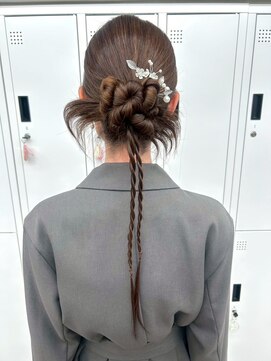 スタイル 横浜(STYLE) 結婚式お呼ばれカチモリ／ヘアセット/カチモリ/アレンジ