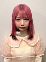 ルネラトーキョー(RUNERA TOKYO)&nbsp;ダブルカラー フラッシュピンク