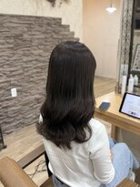 ヘア カンパニー トワ 千葉店(TOWA)&nbsp;千葉/千葉駅/ダブルカラー/オリーブグレー/黒髪/ヘッドスパ