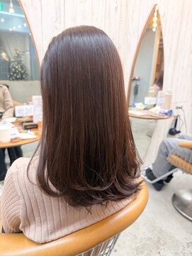 黒髪小顔/顔周り/ボヘイリーブ/レイヤー/髪質改善/縮毛矯正/横浜