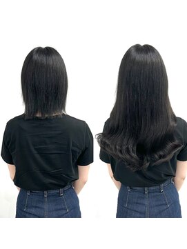 シールエクステ80～90本！