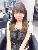 ジエクト カナウ(The Ect canow) 顔周りカット/ワンホンレイヤー/スモーキーカラー/顔周り