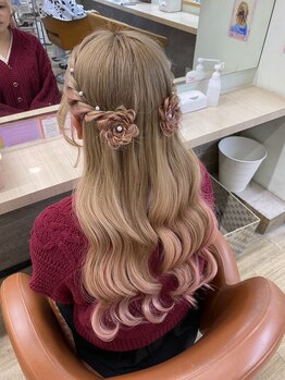 アップスニニー(up's niny)の写真/【新宿駅徒歩5分】当店自慢のフルメイクで自分史上最高に可愛いを演出!大切なイベントライフを応援します♪