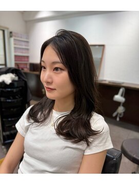 ビール 今泉店(BEER) 【海璃】縮毛矯正×ミディアムレイヤー