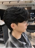 フェザーパーマ/センターパート/ルーズパーマ/千葉/下田優也