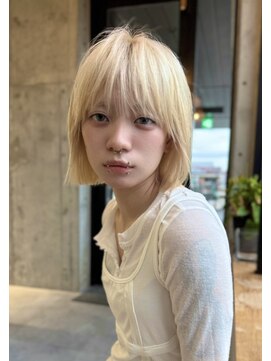 ヌー ノエラ(nu Noella) 1度はしたい。金髪ボブ【中村】6/17