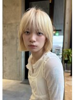 ヌー ノエラ(nu Noella) 1度はしたい。金髪ボブ【中村】6/17