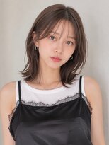 ノア(NOA)&nbsp;【NOA】韓国レイヤーくびれミディシースルーバング アッシュ