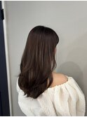 韓国/レイヤー/顔周り/ピンクブラウン/10代20代30代/札幌
