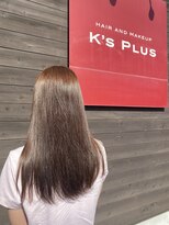 ケイズプラス(K's PLUS)&nbsp;ブリーチ無し！明るめベージュブラウン