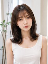 フォト イケブクロ(foto IKEBUKURO)&nbsp;結べるミディアムレイヤー/イメチェン/顔まわり/10代20代30代