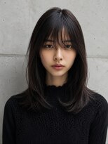 ダル 渋谷/表参道(DAL.)&nbsp;レイヤーカット髪質改善カラー透明感カラー顔まわりカット