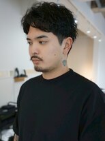 メンズサロンオー 宮崎(Men's salon O.) ビジネスヘア ニュアンスパーマ 刈り上げ ツーブロック