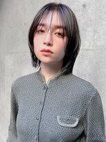 オーブ ヘアー ブリック 野幌店(AUBE HAIR brique)&nbsp;20代・30代_顔回りウルフ