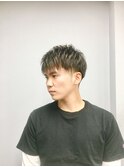 ツーブロックフェザーマッシュ