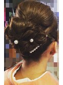 #ヘアセット#アップスタイル
