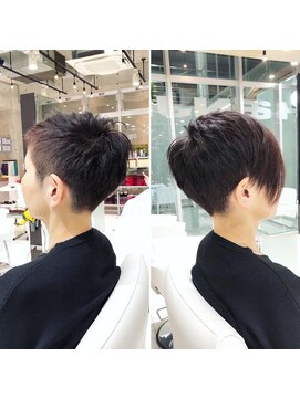 レンジシ オモテサンドウ(RENJISHI omotesando) 攻めのアシンメトリーベリーショート！＜本橋寛道＞